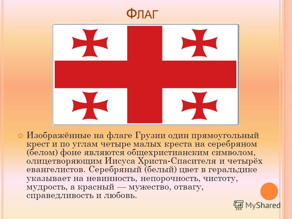 Грузинский Флаг Фото